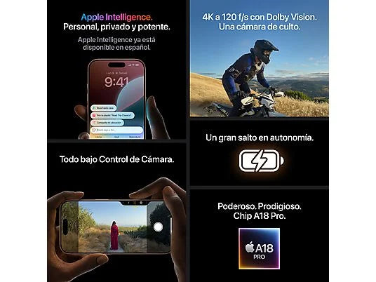 Apple iPhone 16 Pro Max (6.9" OLED Super Retina XDR, Chip A18 Pro, iOS)