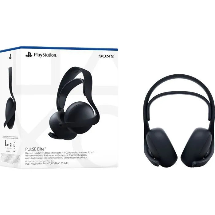 Auriculares Inalámbricos PULSE Elite - Negro Medianoche, Drivers Magnéticos Planos, Audio 3D, PS5, PC