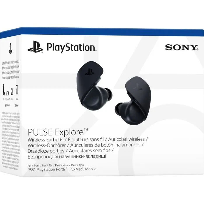 Auriculares Inalámbricos PULSE Explore - Negros, Drivers Magnéticos Planos, PS5, PC, Móvil