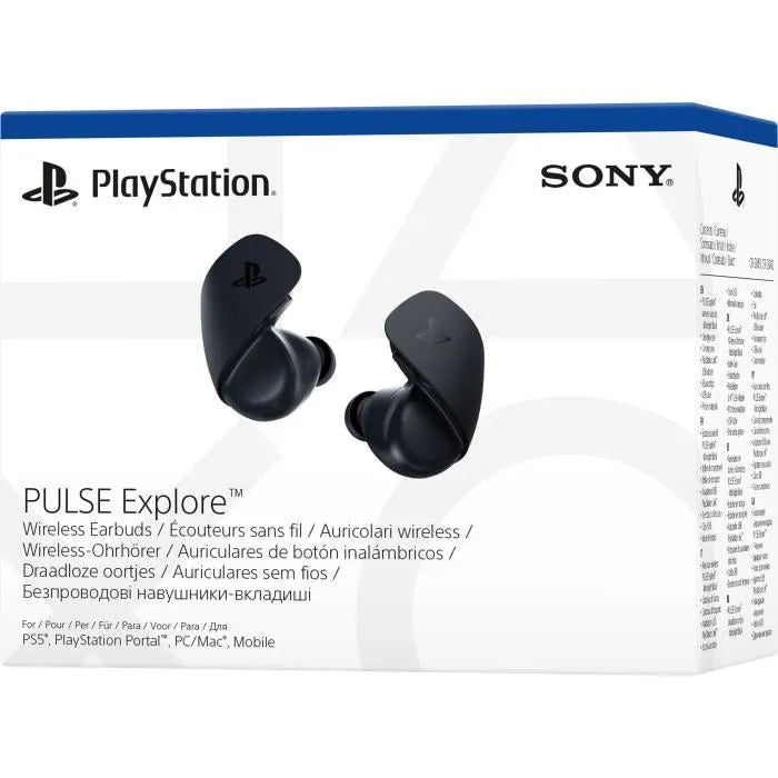 Auriculares Inalámbricos PULSE Explore - Negros, Drivers Magnéticos Planos, PS5, PC, Móvil