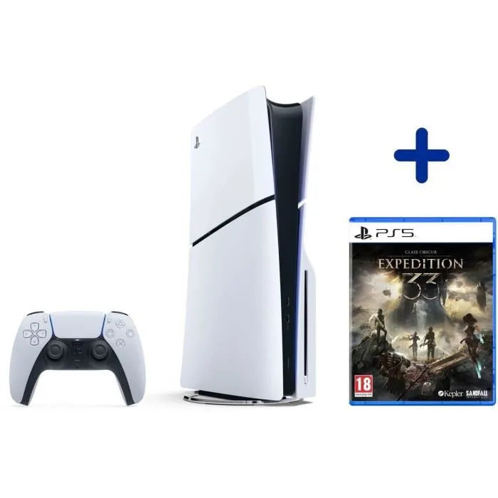Bundle Consola PS5 Slim Estándar + Juego Clair Obscur: Expedition 33 - RPG de Nueva Generación