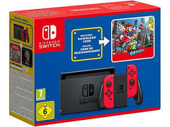 Consola Nintendo Switch (32 GB) con Joy-Con Rojos + Super Mario Odyssey