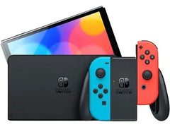 Consola Nintendo Switch (Modelo OLED) 64 GB - Azul y Rojo Neón
