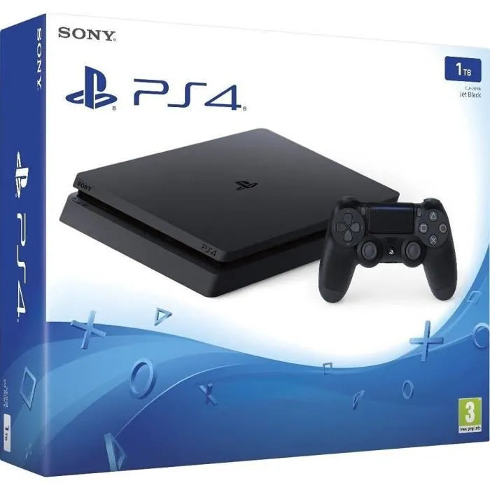 Consola PS4 Slim 1TB - Reacondicionada (Estado Correcto), con Mando