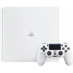 Consola PS4 Slim 500GB Blanca - Reacondicionada (Excelente Estado), con Mando