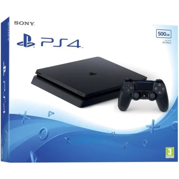 Consola PS4 Slim 500GB - Reacondicionada (Estado Correcto), con Mando