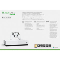 Consola Xbox One S 1TB All-Digital Edition V2 + 3 Juegos (Minecraft, Sea of Thieves, Fortnite)