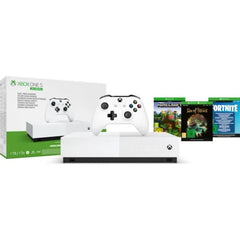 Consola Xbox One S 1TB All-Digital Edition V2 + 3 Juegos (Minecraft, Sea of Thieves, Fortnite)