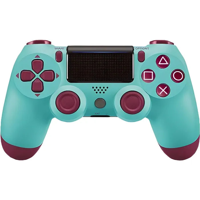 Mando Inalámbrico GOBRO para PS4 - Azul, Doble Vibración, Ergonómico