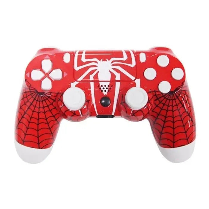 Mando Inalámbrico para PS4/PC/Móvil - Rojo, Doble Vibración, Sensor de 6 Ejes
