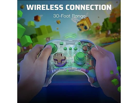 Mando Inalámbrico PDP Realmz para Nintendo Switch - Edición Minecraft Forest