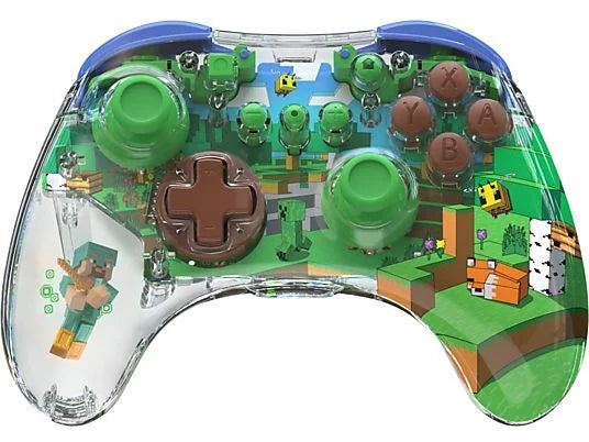 Mando Inalámbrico PDP Realmz para Nintendo Switch - Edición Minecraft Forest