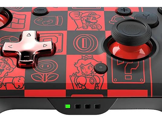 Mando Inalámbrico PDP Rematch Glow para Nintendo Switch - Super Icon