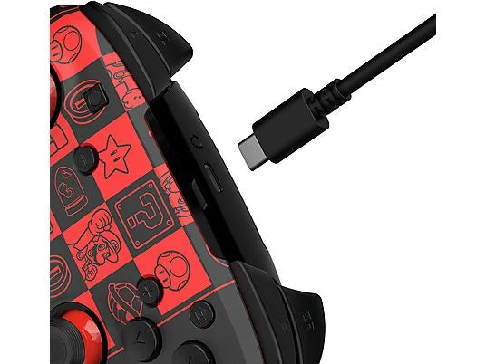 Mando Inalámbrico PDP Rematch Glow para Nintendo Switch - Super Icon