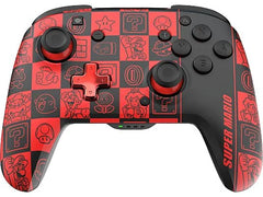 Mando Inalámbrico PDP Rematch Glow para Nintendo Switch - Super Icon