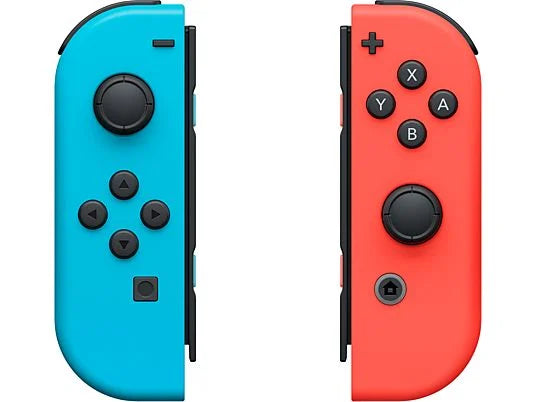 Set de Mandos Joy-Con (Izquierda y Derecha) para Nintendo Switch - Rojo y Azul Neón