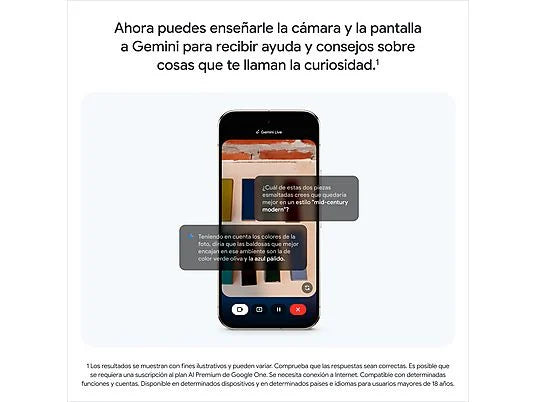 Móvil Google Pixel 9 Obsidiana -128 GB, 256 GB Pantalla 6.3" Actua OLED, Chip Tensor G4, Full IA