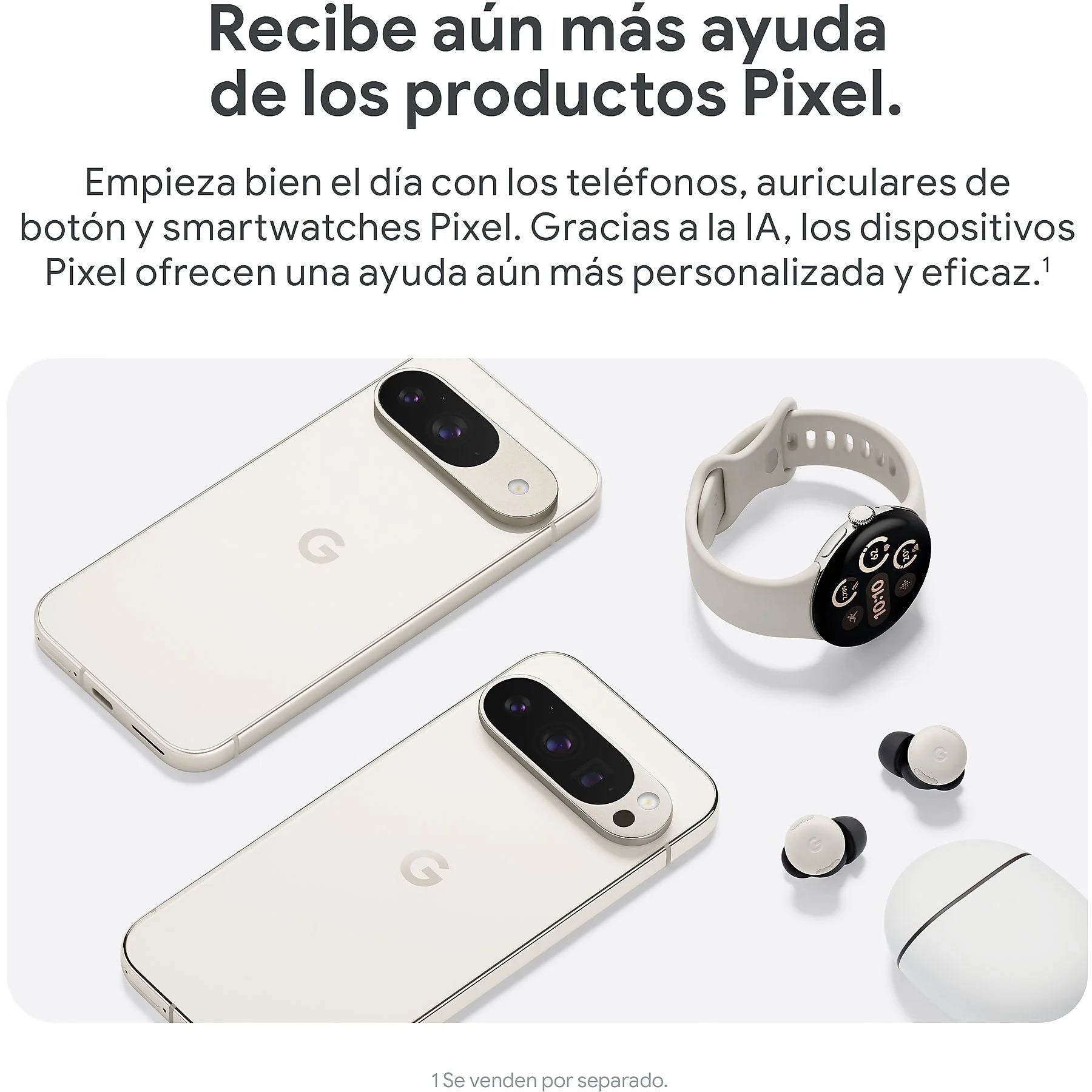 Móvil Google Pixel 9 Obsidiana -128 GB, 256 GB Pantalla 6.3" Actua OLED, Chip Tensor G4, Full IA