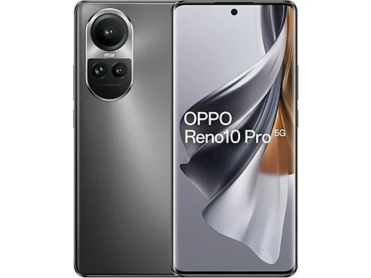 OPPO Reno10 Pro 5G - 256GB, 12GB RAM, Silvery Grey, Pantalla 6.7" FHD+, Snapdragon™ 778G