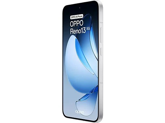 OPPO Reno13 Plume White - 256GB, 12GB RAM, Pantalla 6.6" 1.5K, Cámara 50MP, 5600 mAh