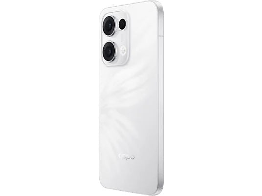 OPPO Reno13 Plume White - 256GB, 12GB RAM, Pantalla 6.6" 1.5K, Cámara 50MP, 5600 mAh