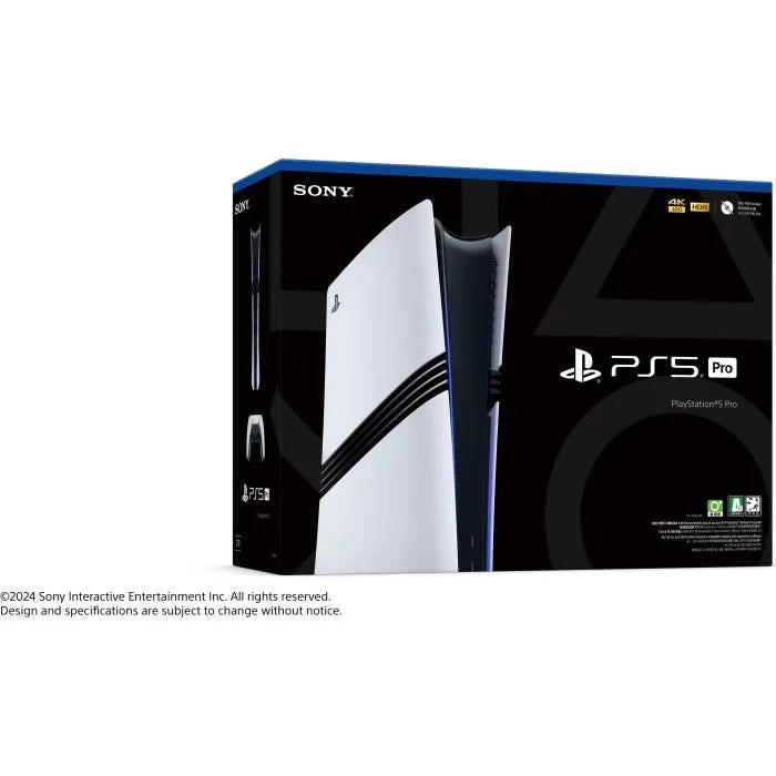Consola PlayStation 5 Pro (PS5 Pro) - 2TB SSD, 4K 120Hz, PSSR, Ray Tracing Avanzado