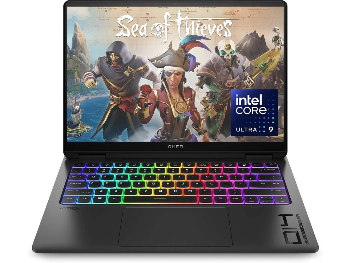 Portátil Gaming HP Omen Transcend 14" OLED 2.8K (Intel Core Ultra 9 185H - 32GB RAM - 1TB SSD - RTX 4060)