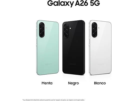 Smartphone Samsung Galaxy A26 5G (6.7" FHD+ Super AMOLED - 6/12GB RAM - 128/256GB)