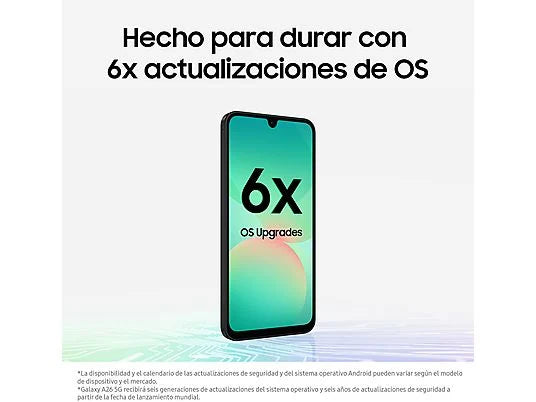Smartphone Samsung Galaxy A26 5G (6.7" FHD+ Super AMOLED - 6/12GB RAM - 128/256GB)