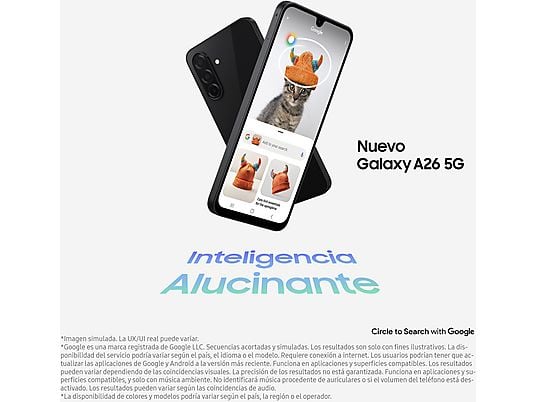 Smartphone Samsung Galaxy A26 5G (6.7" FHD+ Super AMOLED - 6/12GB RAM - 128/256GB)