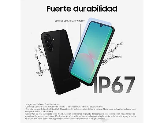 Smartphone Samsung Galaxy A26 5G (6.7" FHD+ Super AMOLED - 6/12GB RAM - 128/256GB)