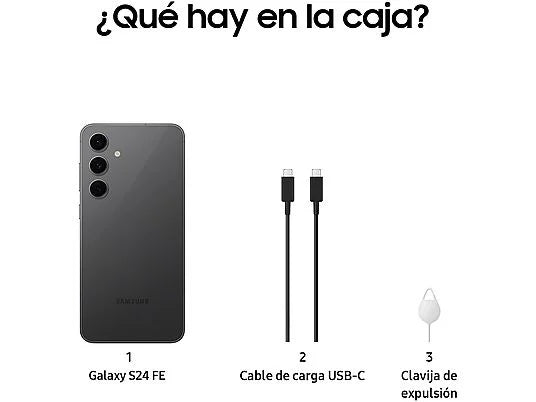 Smartphone Samsung Galaxy S24 FE (6.7" FHD+ - 8GB RAM - 128GB Graphito)