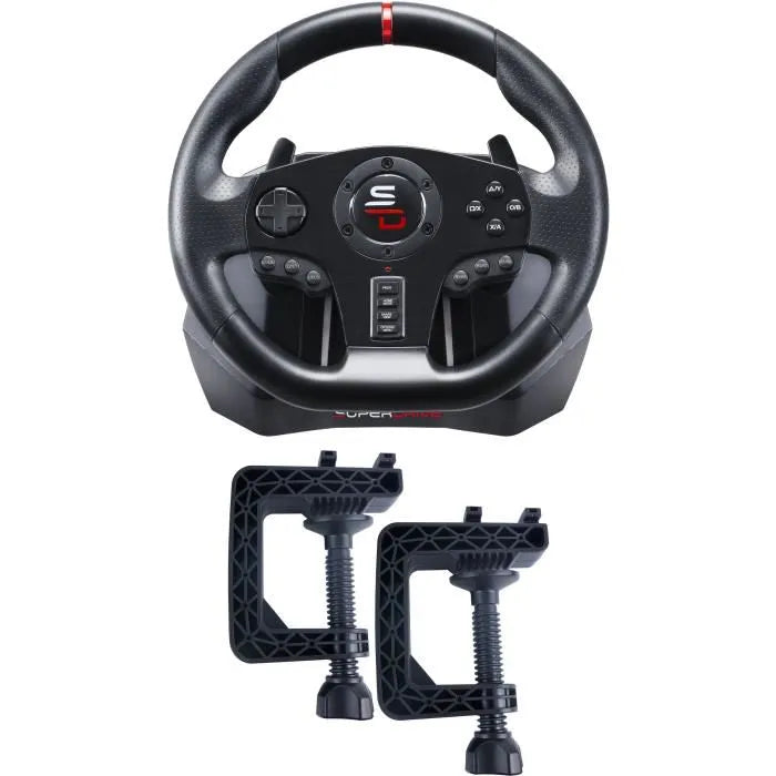 Volante SUPERDRIVE GS850-X - 270°, Palancas, Pedales, Dual Vibration - PS4, Xbox, PC
