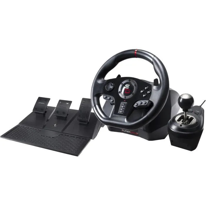 Volante SUPERDRIVE GS850-X - 270°, Palancas, Pedales, Dual Vibration - PS4, Xbox, PC
