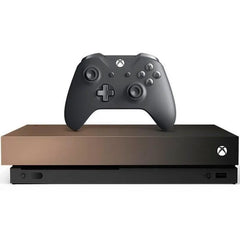 Consola Xbox One X 1 TB Gold Rush – Reacondicionada (Buen Estado)