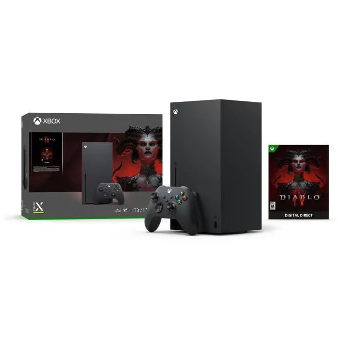 Consola Xbox Series X - 1TB SSD, 16GB GDDR6, 4K Nativo, Diablo IV